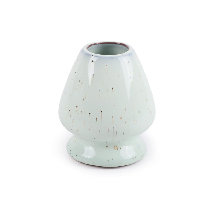 Ceramic matcha whisk holder (kusenaoshi), a small gift for matcha lovers
