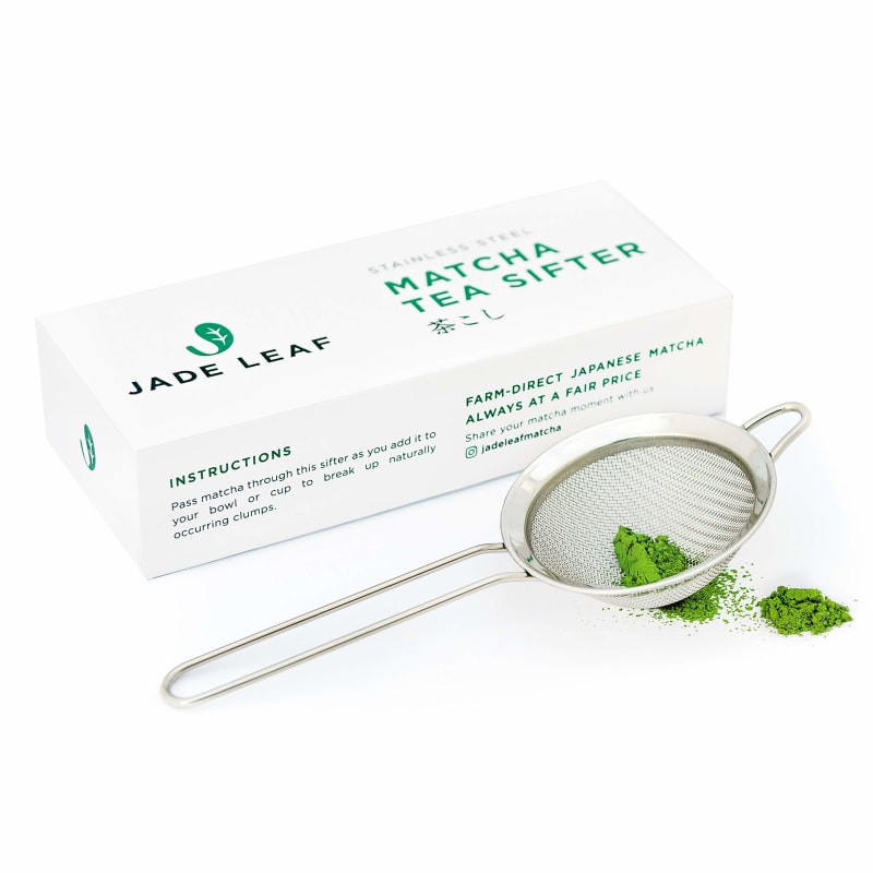 Jade Leaf stainless steel matcha sifter