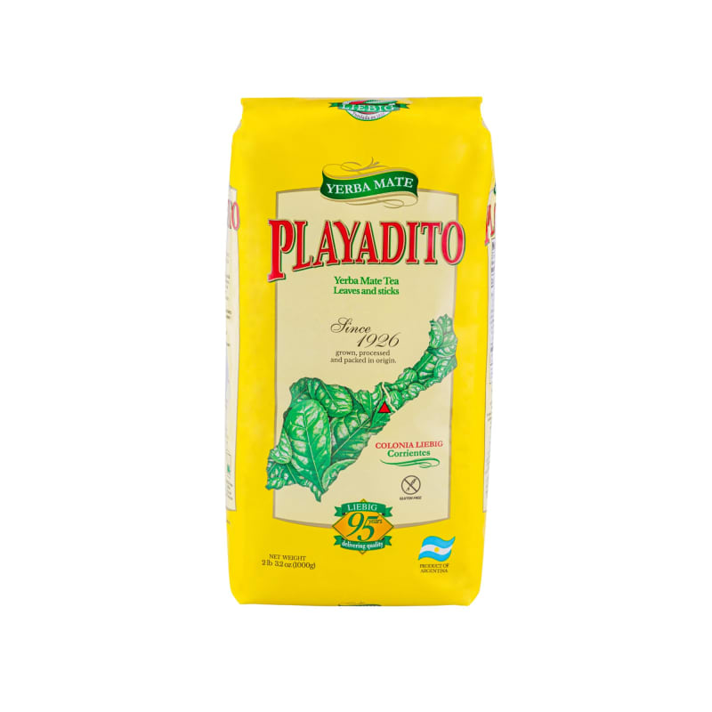 Playadito yerba mate 1 kg bag, a gift for yerba mate lovers