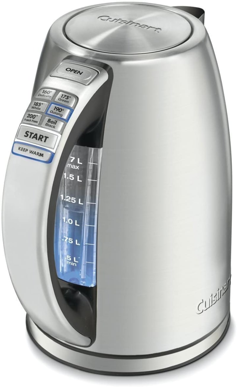 Cuisinart PerfecTemp electric kettle with six temperature presets