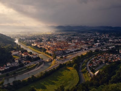 Celje slika s Starega gradu