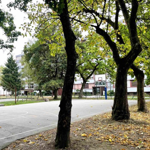 Igrišče na Čopovi pred začetkom obnove