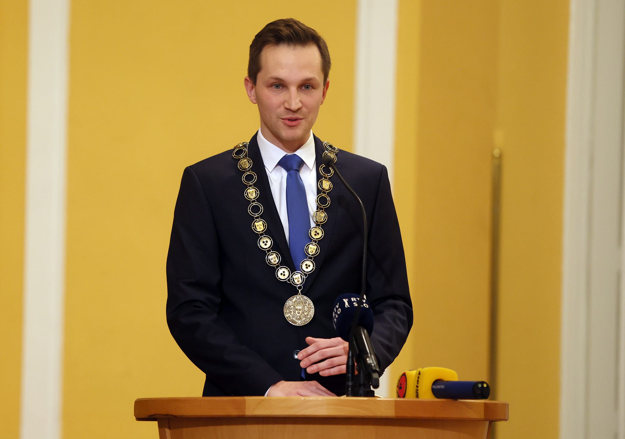 Župan Matija Kovač na konstitutivni seji MS MOC, 20.12.2022