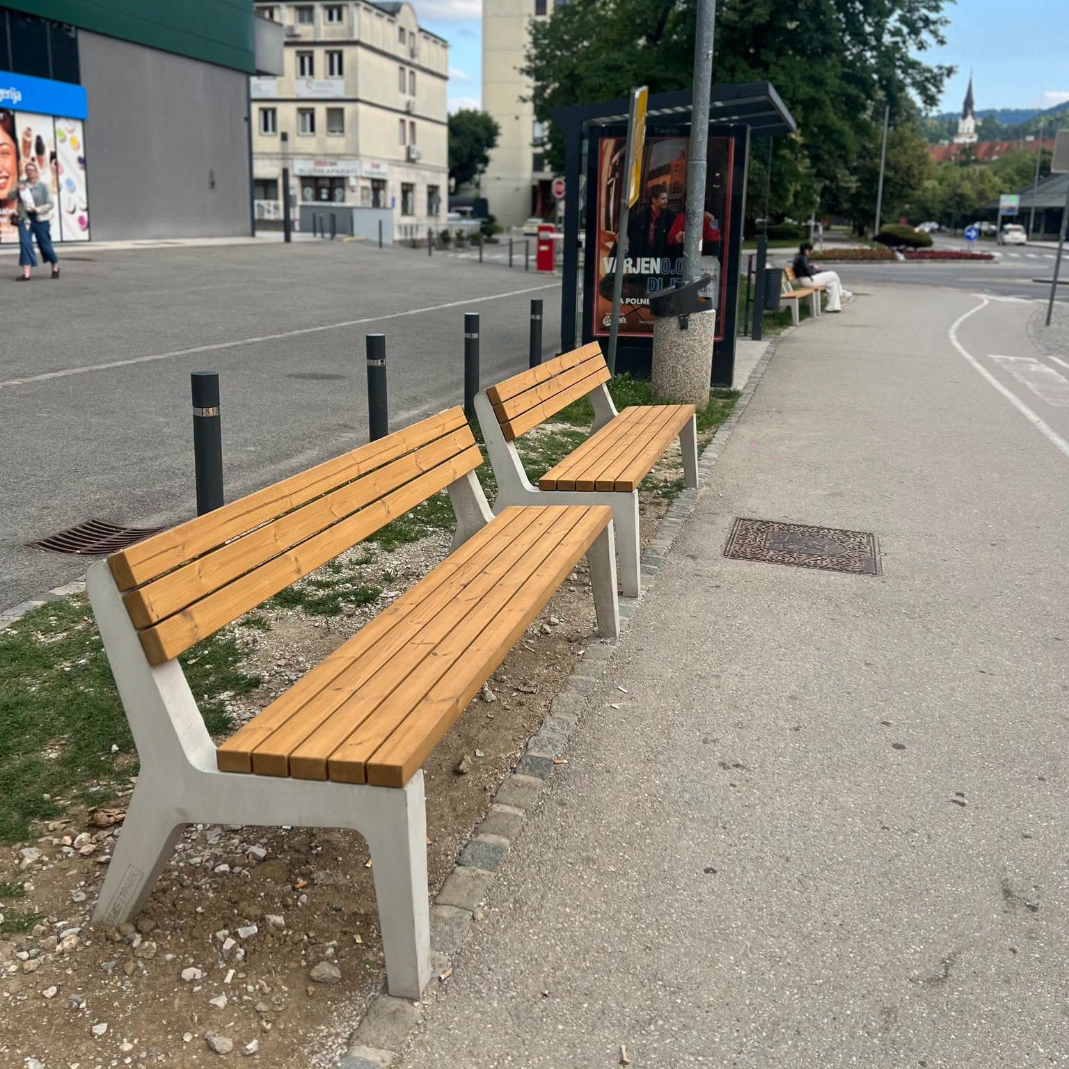 Nove klopi na Glaziji, ki so bile izvedene v sklopu participativnega proračuna Celje po moje.