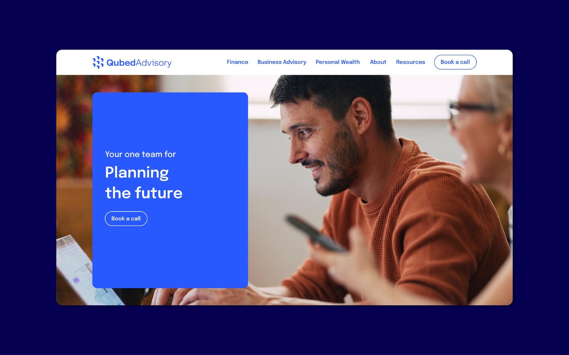 Qubed-Advisory-web-home-page