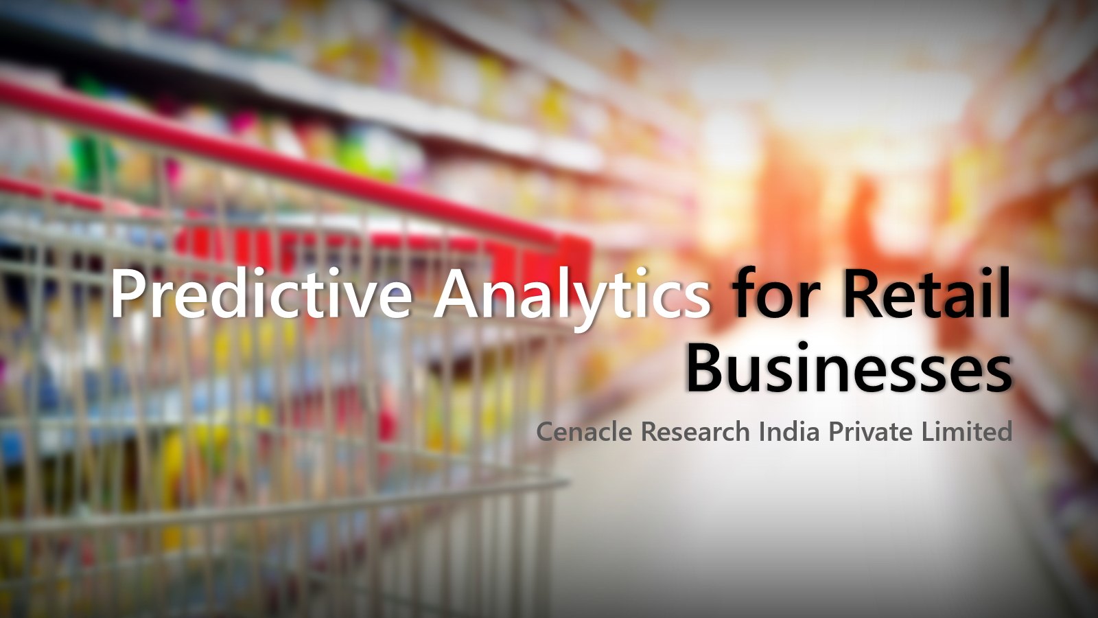 Cenacle Predictive Analytics Services for Retail Businesses Cenacle Predictive Analytics Services for Retail Businesses