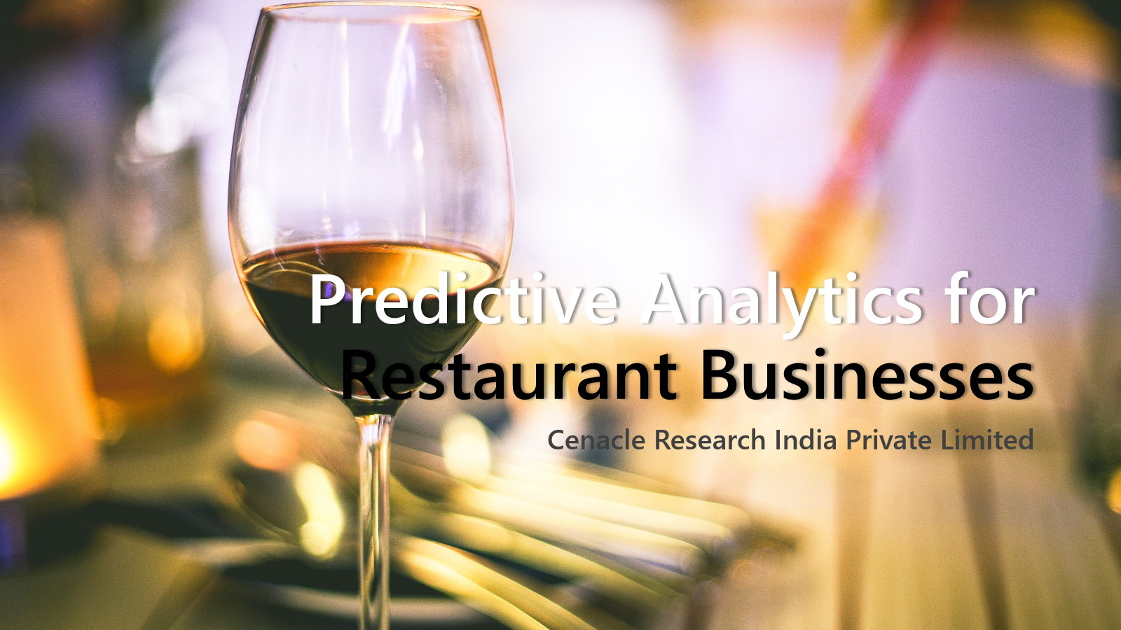 Customer Order Prediction with Restaurant Analytics