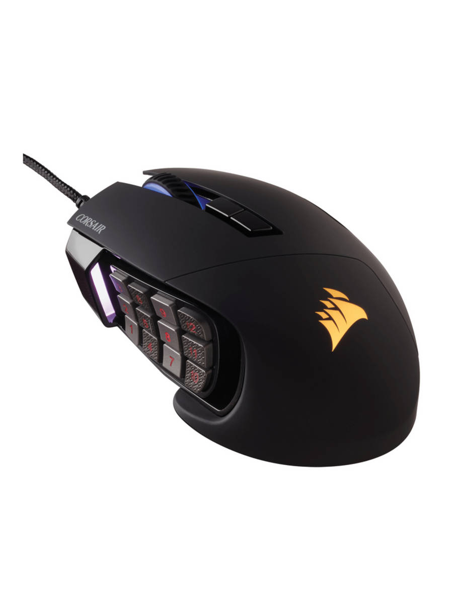 CORSAIR Mouse (Black) Scimitar Pro RGB | Central.co.th