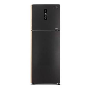 HAIER ตู้เย็น 2 ประตู (10.5 คิว, สีกระจกดำ) รุ่น HRF-300MGI GB [ โปรโมชั่น ผ่อน 0% ] 