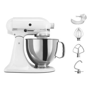 KITCHENAID เครื่องผสมอาหาร (300 วัตต์, 4.83 ลิตร, สีขาว) รุ่น 5KSM150PSEWH