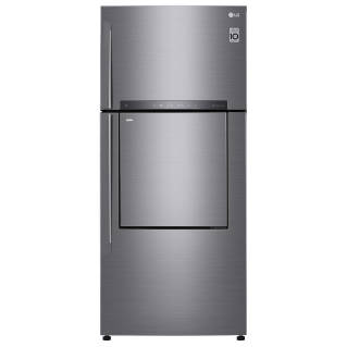 LG ตู้เย็น 2 ประตู (18.1 คิว, สีเงินแพตตินั่ม) รุ่น GN-A702HLHU.APZPLMT