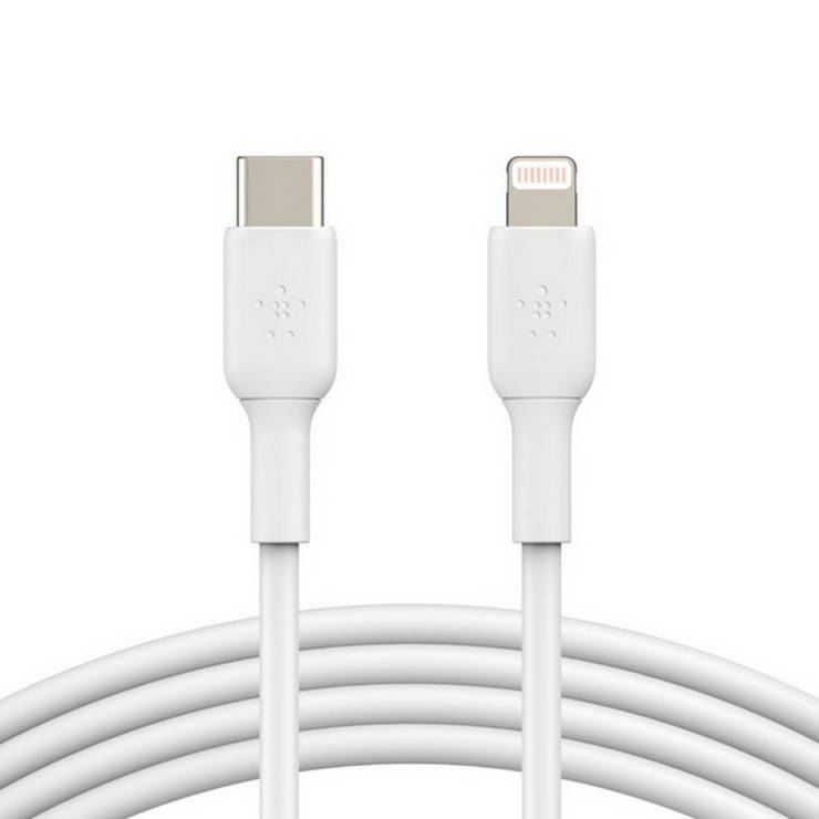 BELKIN USB-C to Lightning Cable (1M, White) CAA003BT1MWH
