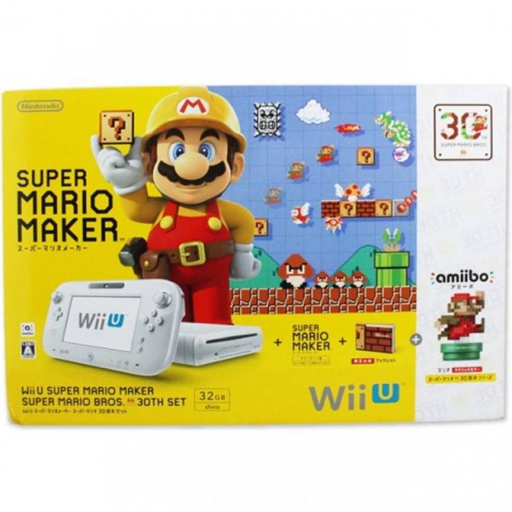 Wii U Wii U Super Mario Maker Super Mario 30th Anniversary Set 32gb White Japan 2405