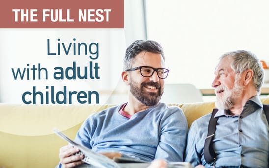 Living with adult children Living with adult children