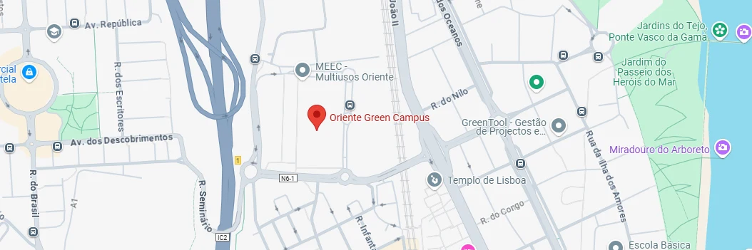 Mapa Oriente Green Campus