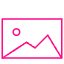 Icono montañas de color rosa