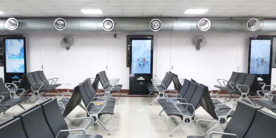 Digital OOH takes off at Patna Airport image, Century Media