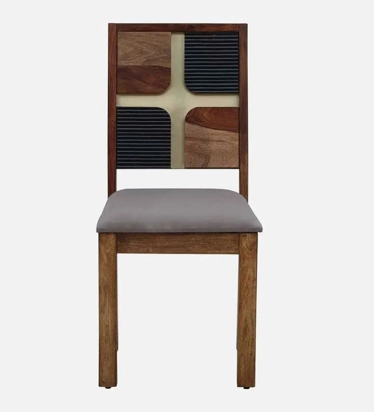 4 Seater Dining Table with 4 Cushion Chairs 1 Bench With Natural Finish, view 7