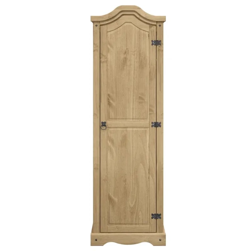 Crafts Brannick Teak Wood Multipurpose Storage Wardrobes & Dressers for Elegant Bedroom Storage Solution with 1 Doors (Brown), view 3