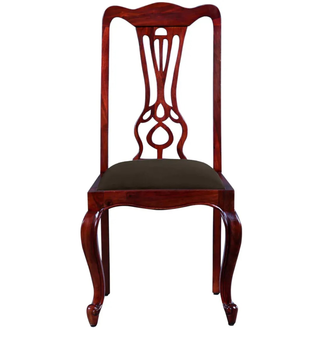 Clifford Design Handmade Teak Wood Dining Chair Modern Design, Perfect for Dining Room or Kitchen Honey Teak Finish (Set of 2), view 4