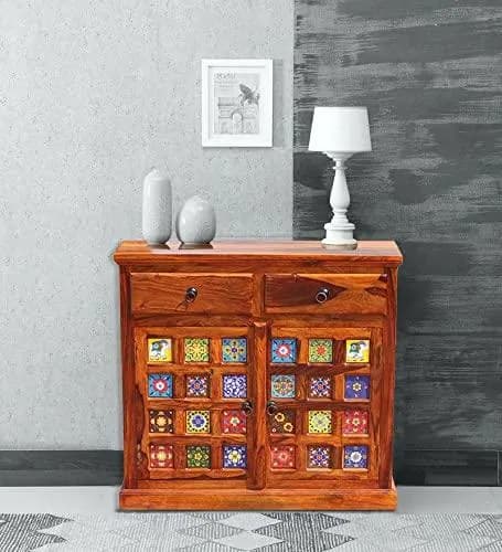 Crockery Unit Cabinet (Tile Two Doors)