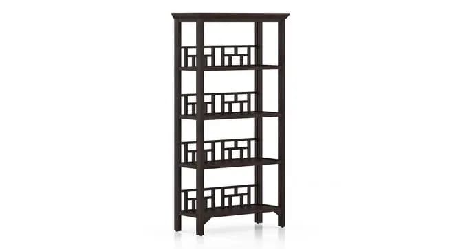 Enid Handmade Mango Wood Bookshelf & Racks for or Home & Office Storage ( Mahogany Finish ), view 3