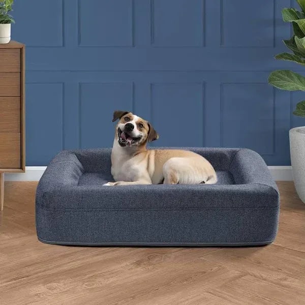 Furry Cozy Handmade Teak Wood Pet Sofa Luxury Comfort Upholstery for Small Dogs and Cats, Stylish and Durable Pet