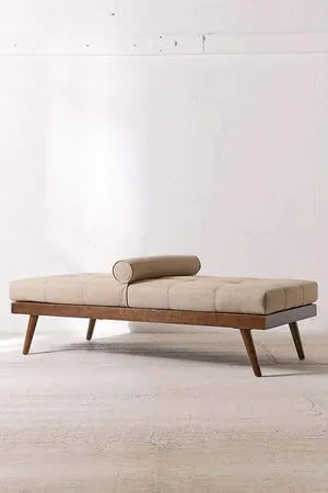 Impulse Handmade Teak Wood 3 Seater Diwan Sofa Bed Rectangular Multi-Purpose Sofa for Living Room & Bedroom, view 3