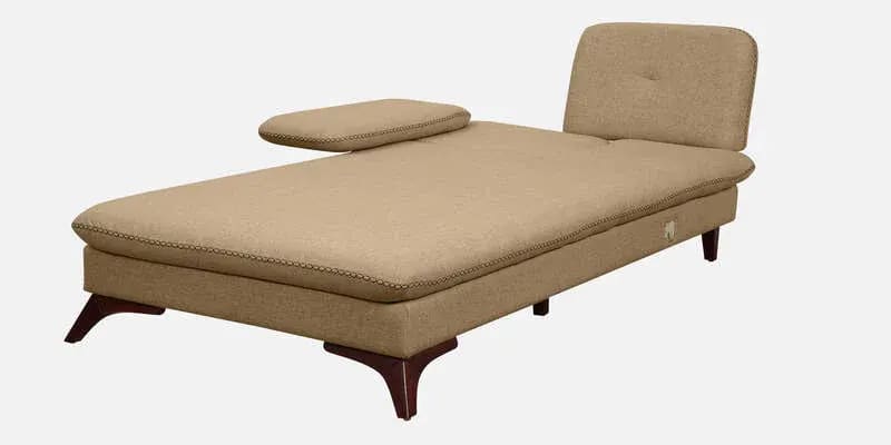 Jauna RHS Teak Wood Lounger Sectional Sofa in Sandy Beige Luxury High-End Living Room, view 5