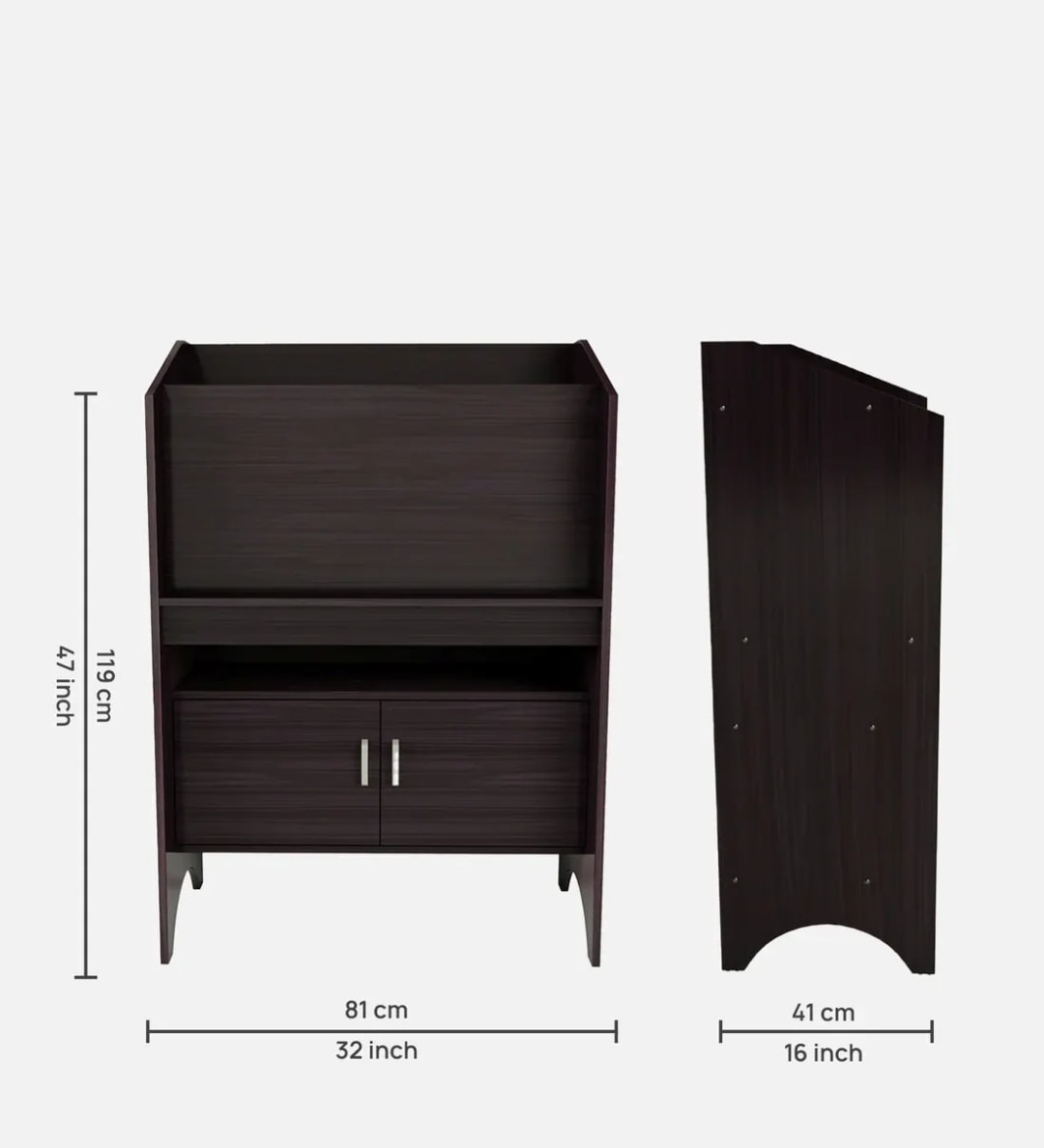 Kiyoko Handmade Scholar Study Office Computer Table Desk for Adults Kids Students (Walnut Finish), view 2