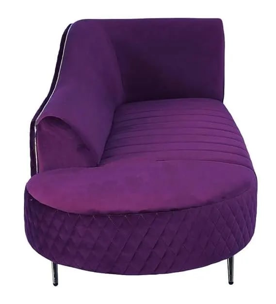 CRAFT Modern Sofa Classified Design Comfortable Lounge Couch for Living Room, Bedroom, Purple' (Teak Wood ), view 2