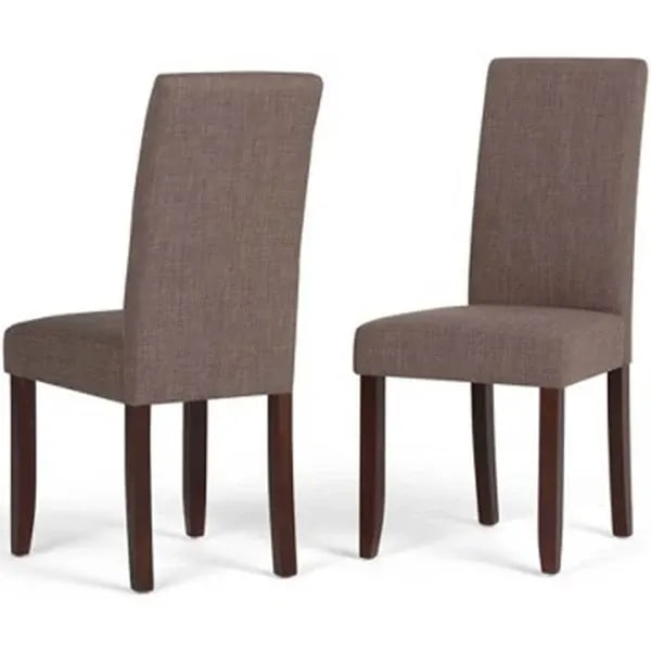 Mousse Handmade Velvet Fabric Teak Wood Dining Chair Modern Design, Perfect for Dining Room or Kitchen (Set of 2), view 2