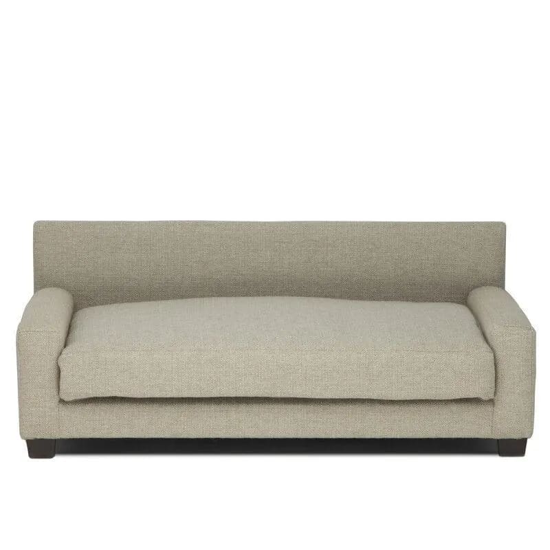 Orthopedic Dog Sofa in Teak Wood with Upholstery Luxury Designer Durable & Comfortable Pet Bed for Dogs, view 3