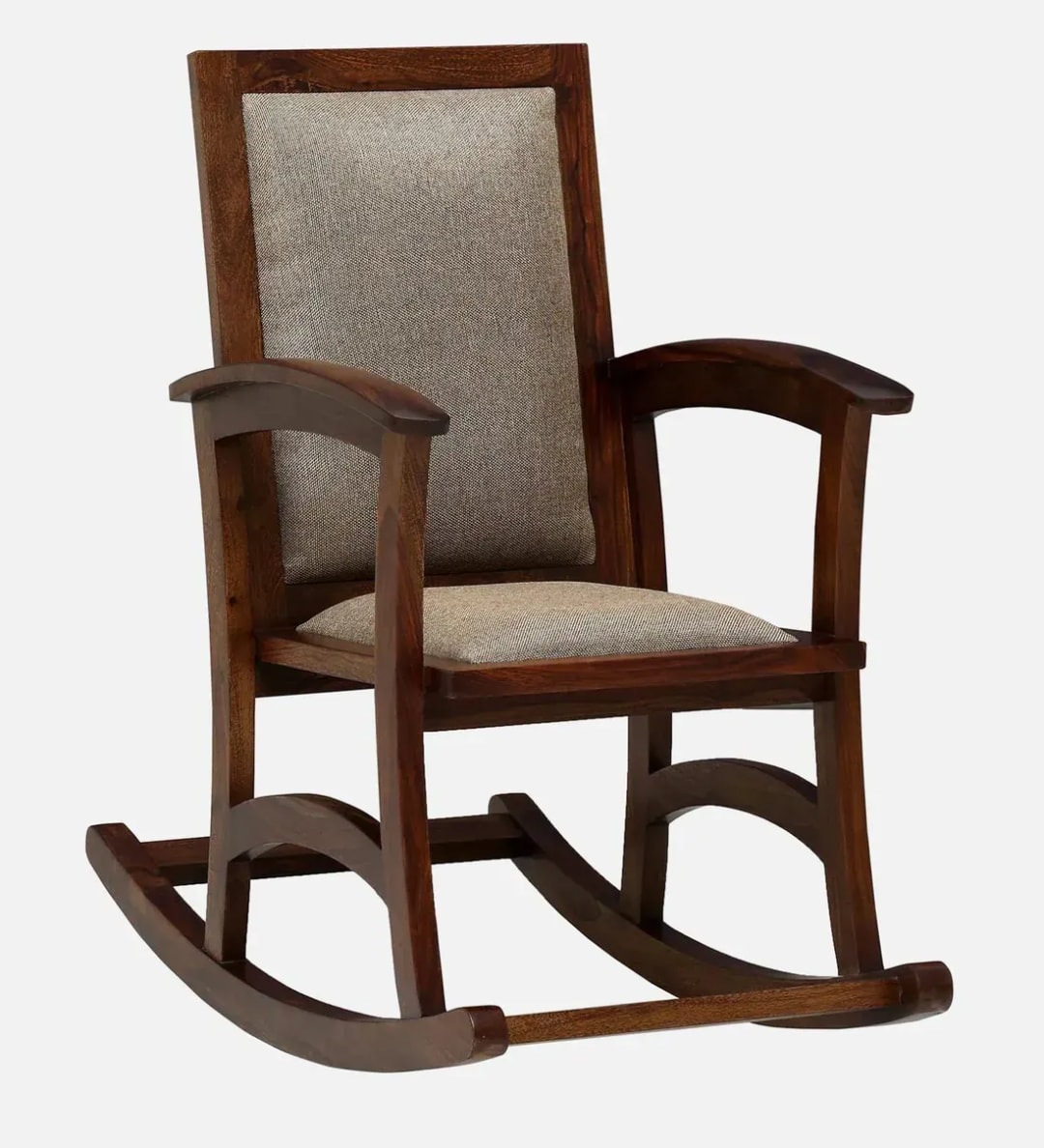 Tucson Handmade Teak Wood Rocking Chair for Living Room Seating (Teak Finish), view 2