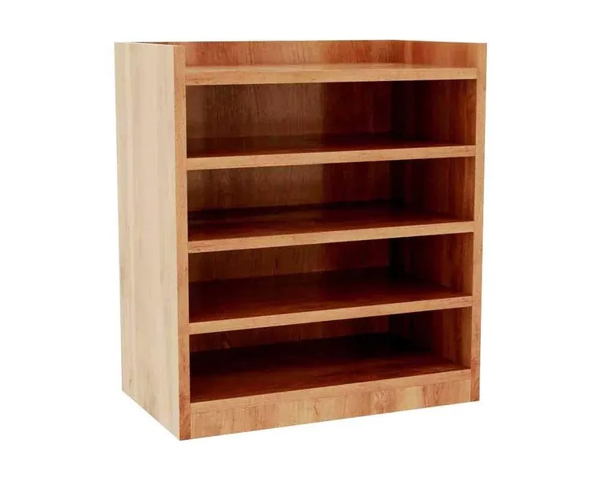 Vino Handmade Solid Sheesham Wood Shoe Rack with 5-Tier Shelves Space-Saving Entryway & Hallway Shoe Organizer, view 2