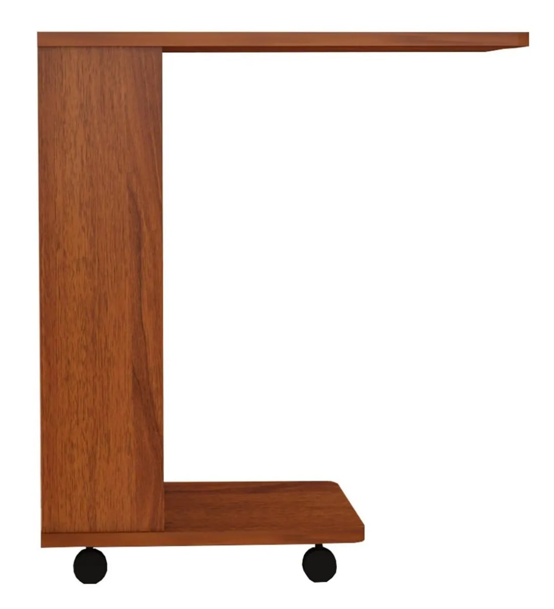 Voyager C-Shape Handmade Scholar Study Office Computer Table Desk for Adults Kids Students (with Wheels), view 3