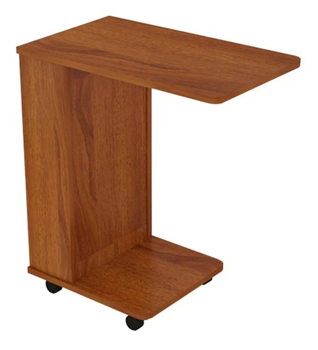 Voyager C-Shape Handmade Scholar Study Office Computer Table Desk for Adults Kids Students (with Wheels), view 4