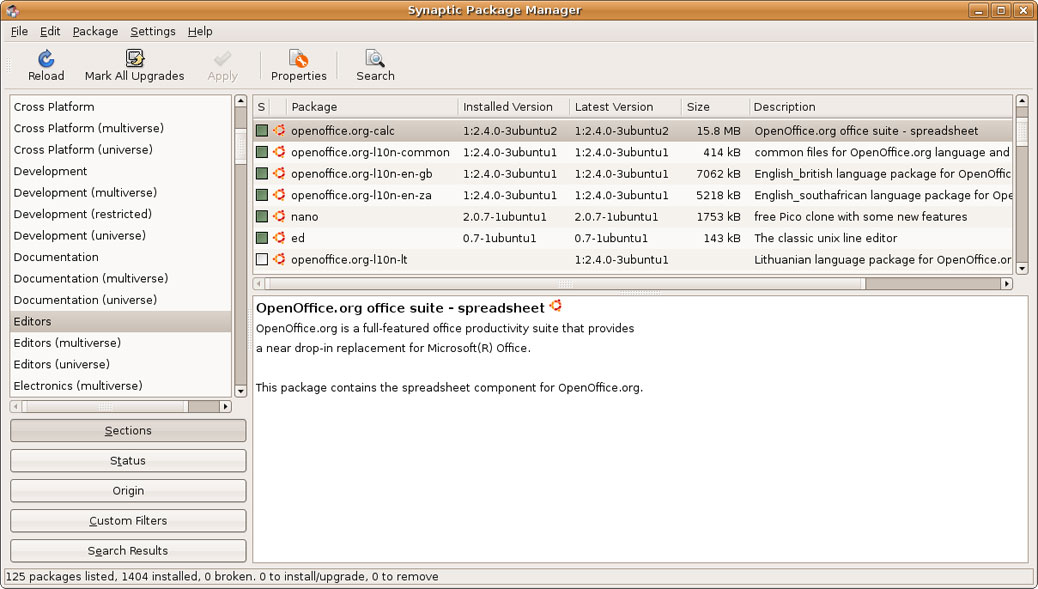 package management != compile in Linux
