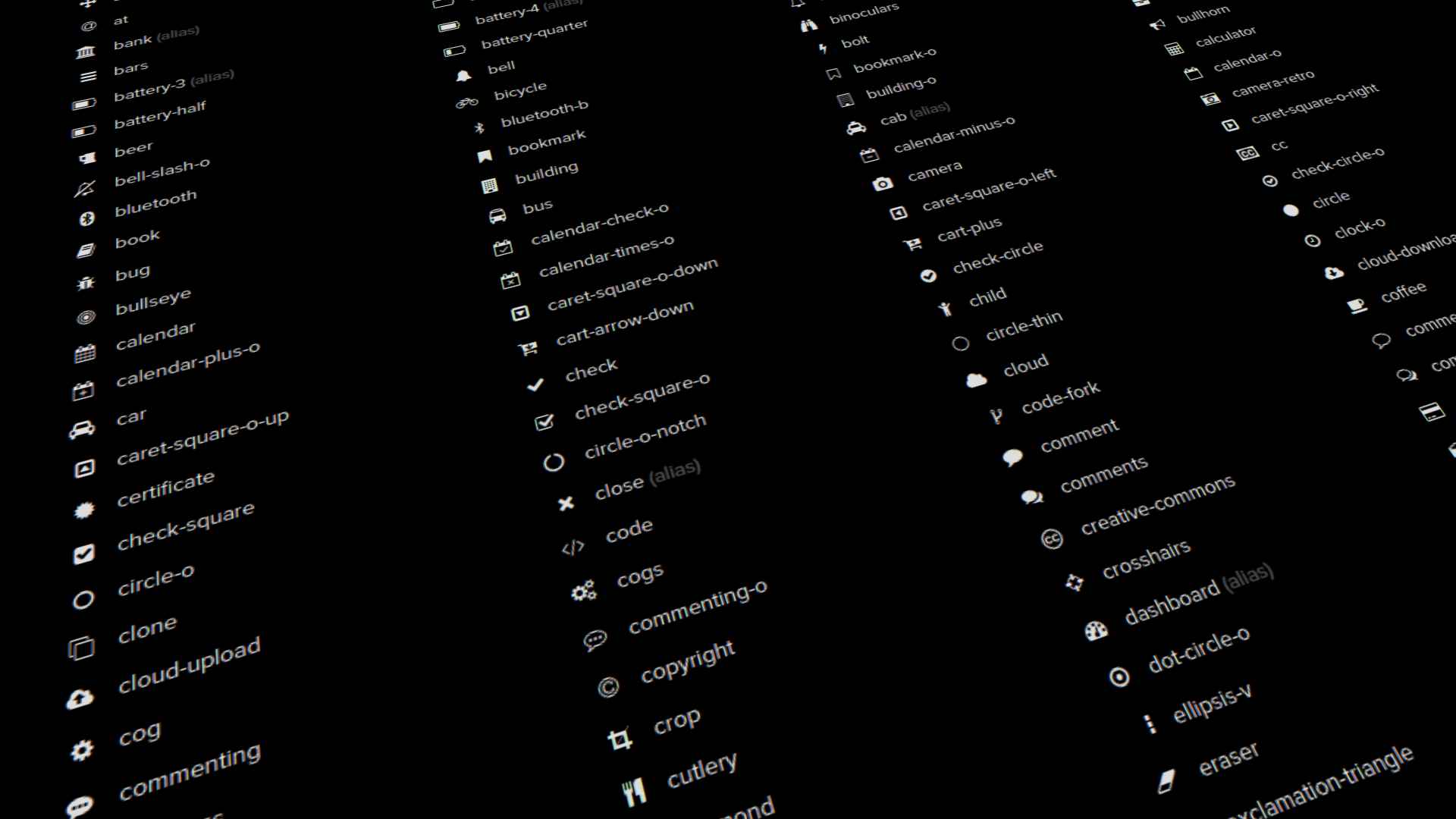 Another approach to adding icons to dynamically generated links