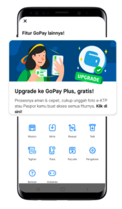 Cara Upgrade GoPay Menjadi GoPay Plus