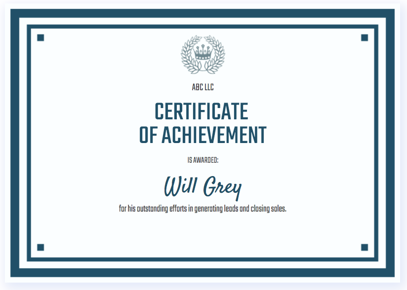 Minimalistic templates for course certificates Minimalistic templates for course certificates