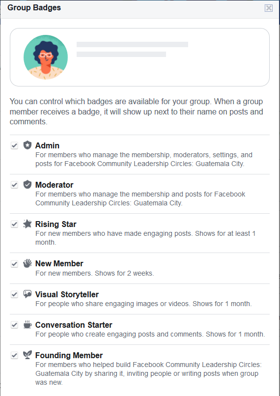 Facebook Badges Facebook Badges