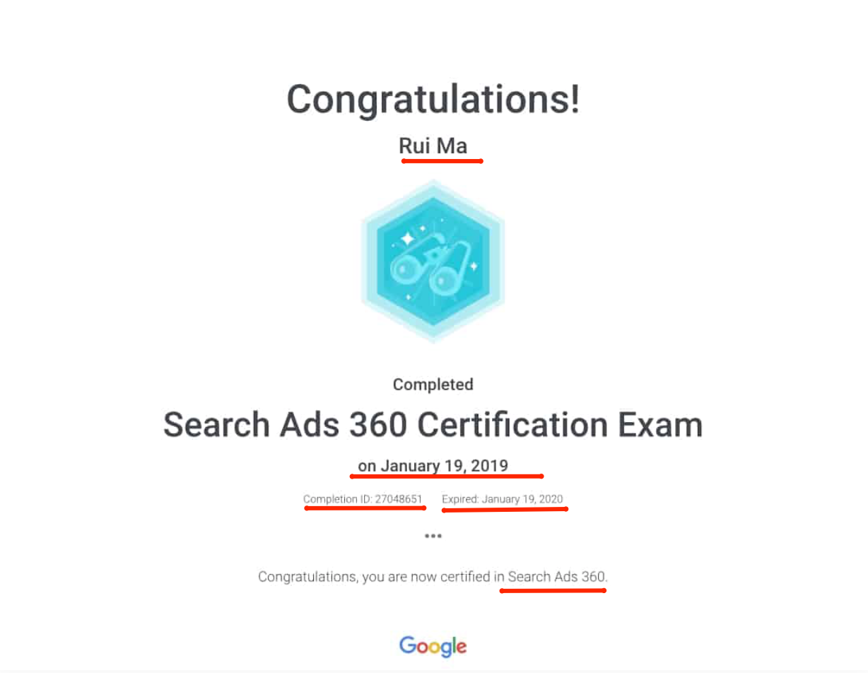 Google Ads certificate Google Ads certificate