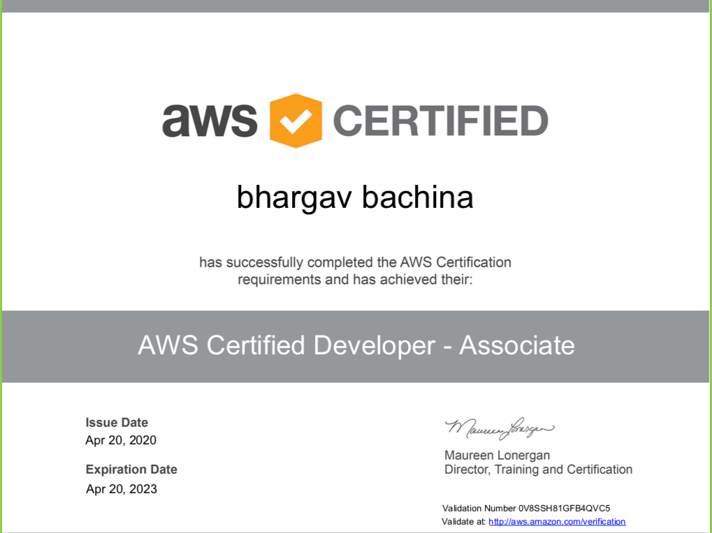 AWS newest certificate AWS newest certificate