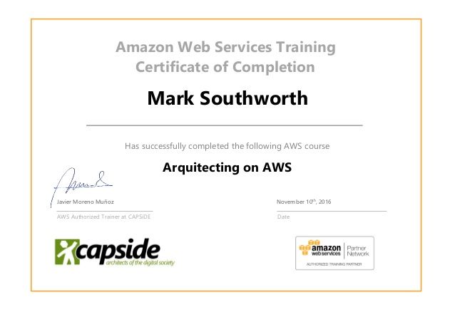 AWS certificate template AWS certificate template
