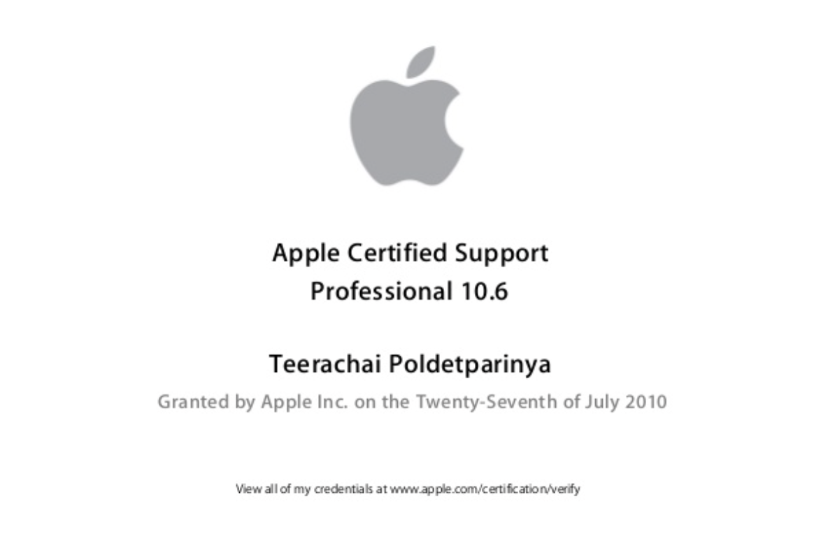 Apple certificate Apple certificate
