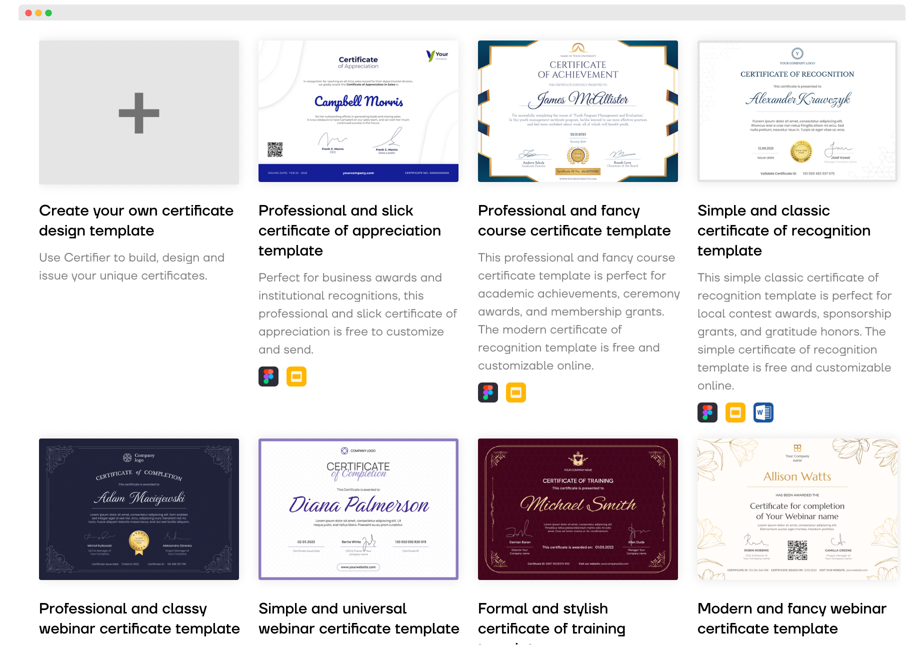 Certifier free certificate templates examples. Certifier free certificate templates examples.