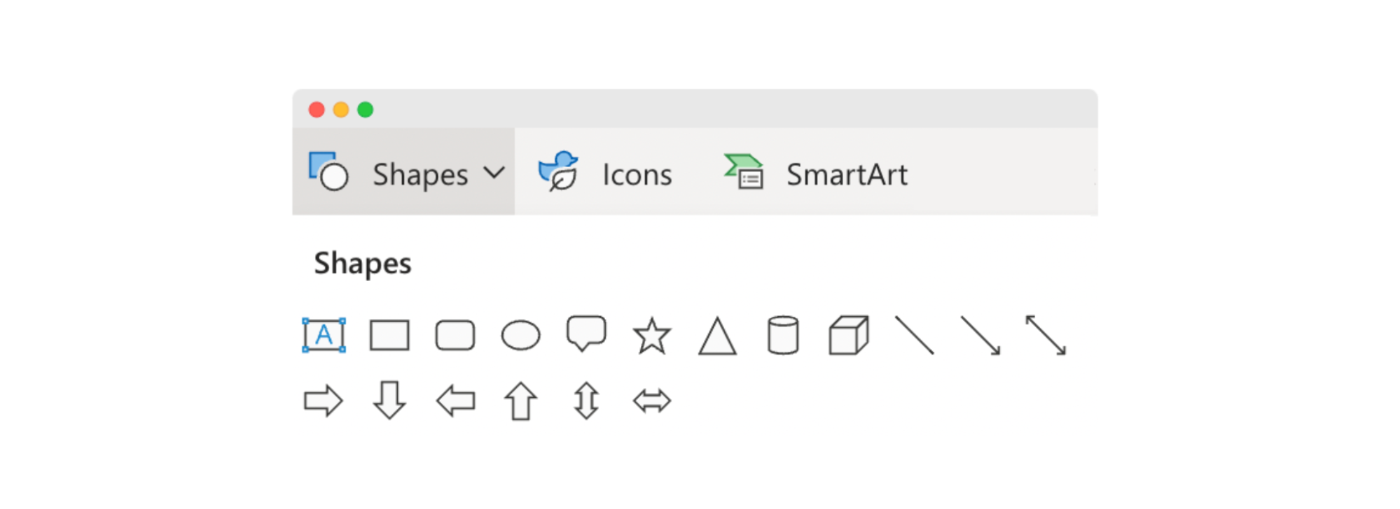 Adding shapes in PowerPoint. Adding shapes in PowerPoint.