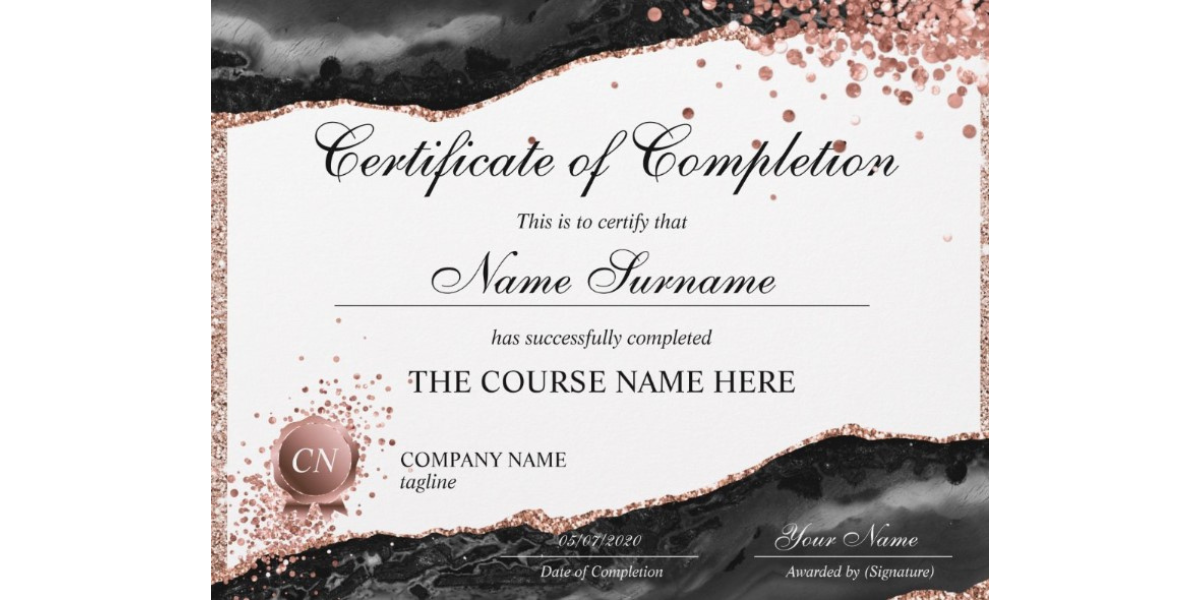 Elegant and glossy certificate template for nail salons. Elegant and glossy certificate template for nail salons.