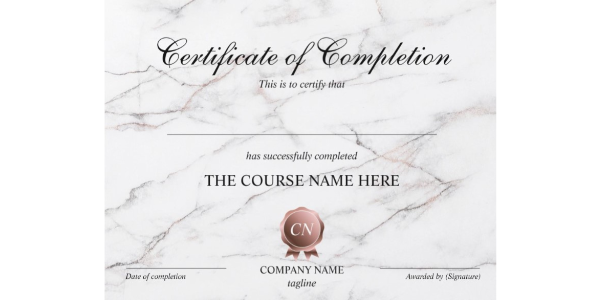 Marbled nail certificate template. Marbled nail certificate template.